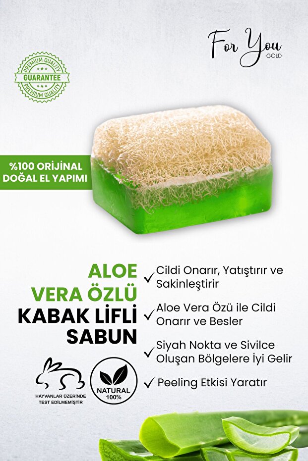 Pumpkin Fiber Aloe Vera Extract Handmade Soap