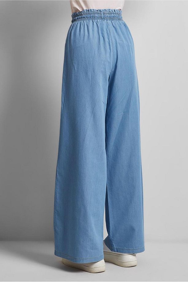 PAMUKLU GENİŞ PAÇA PANTOLON 70752 - 3