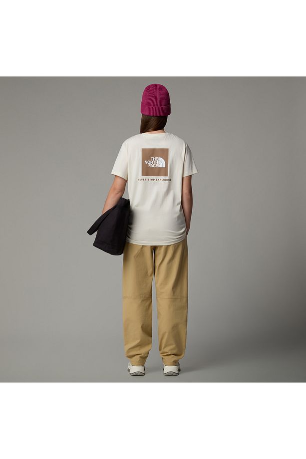W Ss Box Nse Relaxed Tee Kadin Bej Tshirt Nf0a87nk95r1 - 3