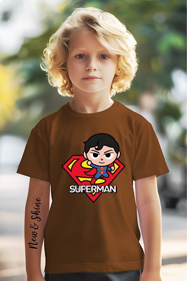 Superman Printed Oversize Kids T-Shirt