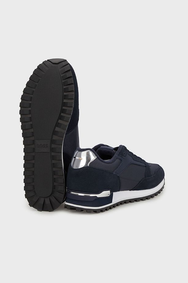 Logolu Süet Detaylı Sneaker Ayakkabı Erkek AYAKKABI 50523221 410 - 4