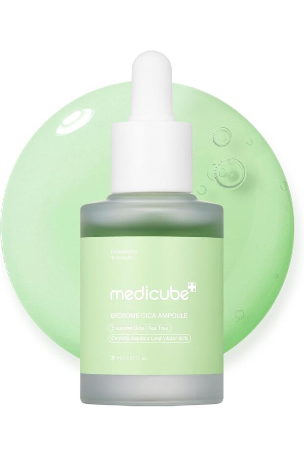 medicube Exosome Cica Tea Tree Ampoule for Sensitive Skin with Centella Asiatica
