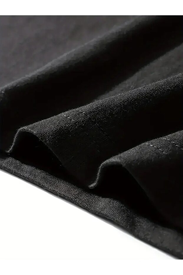 Dámské oversize tričko, bílá černá s výstřihem do V a volné - 2