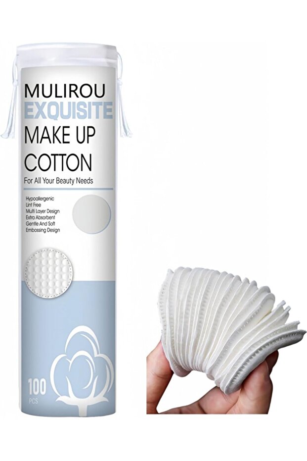 100% Cotton Pads for Beauty & Personal Care, Ideal Cotton Rounds