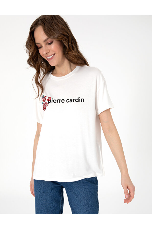 White Comfort Fit T-Shirt 50301466 -Vr013