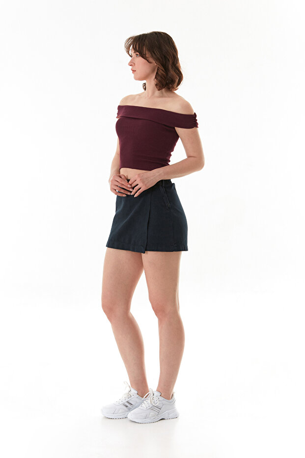 Basic Madonna Yaka Modal Bluz - 4