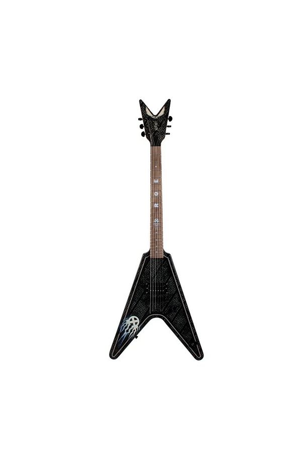 Dean Static X Vx Binary Gloss Flying V Elektro Gitar - 2