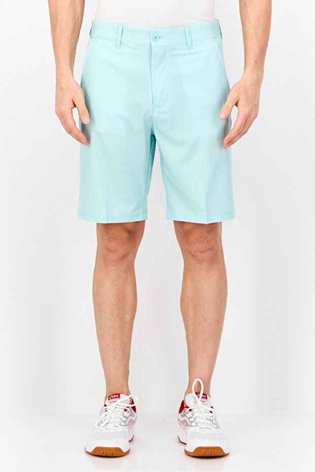 Men Sportswear Fit Golf Shorts, Mint Green