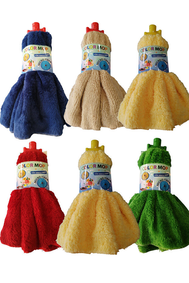 Renkli Havlu Mop - 6