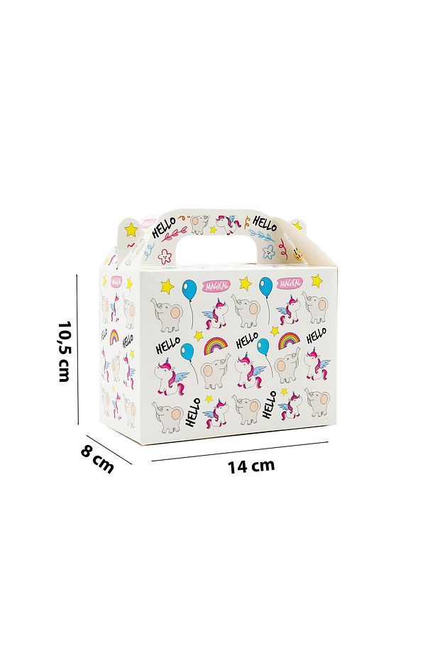 Hayvan Desenli Kutu 3 Adet | 14x10 cm | Eğlenceli Hediye ve Organizasyon Kutusu M2 - 4