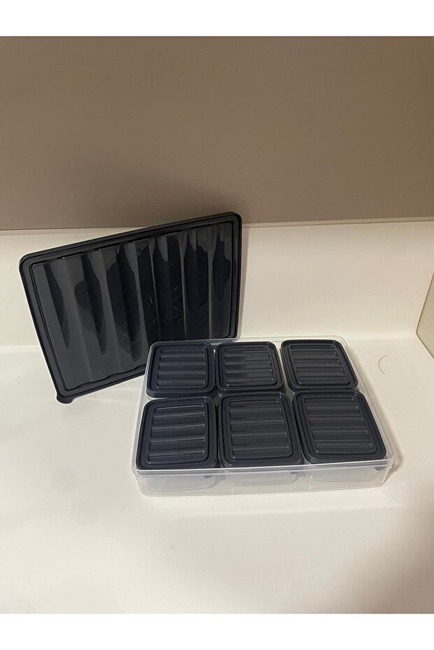 7 Pcs Breakfast Set Storage Container Multi-Purpose 6 X 250ml + 1 X 2500ml - 4
