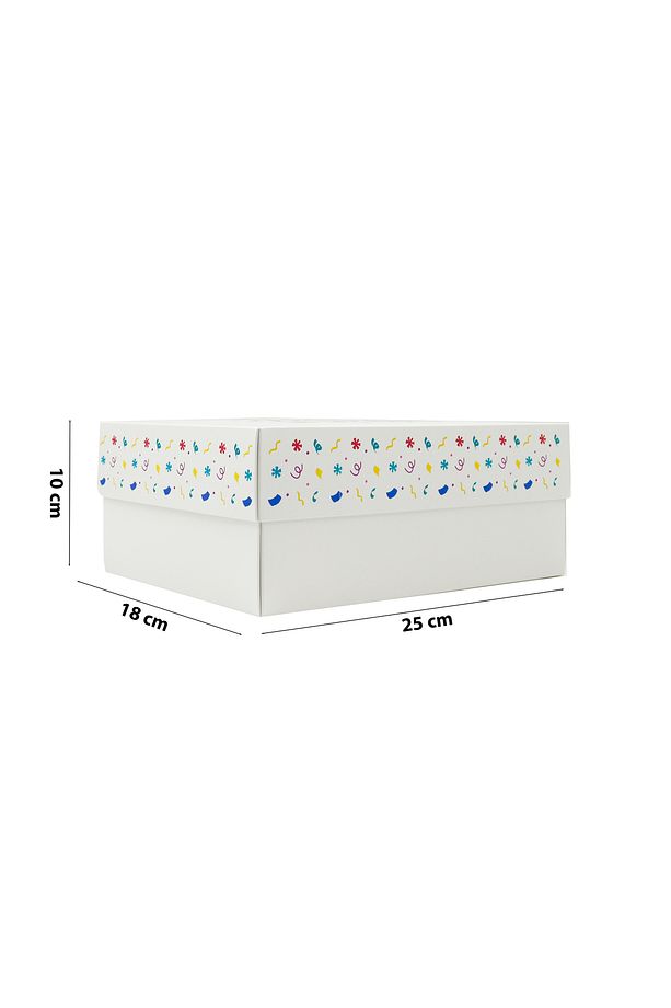 25x18x10 Doğum Gününe Özel Kapaklı Hediye Kutusu 1 Adet M1 - 3