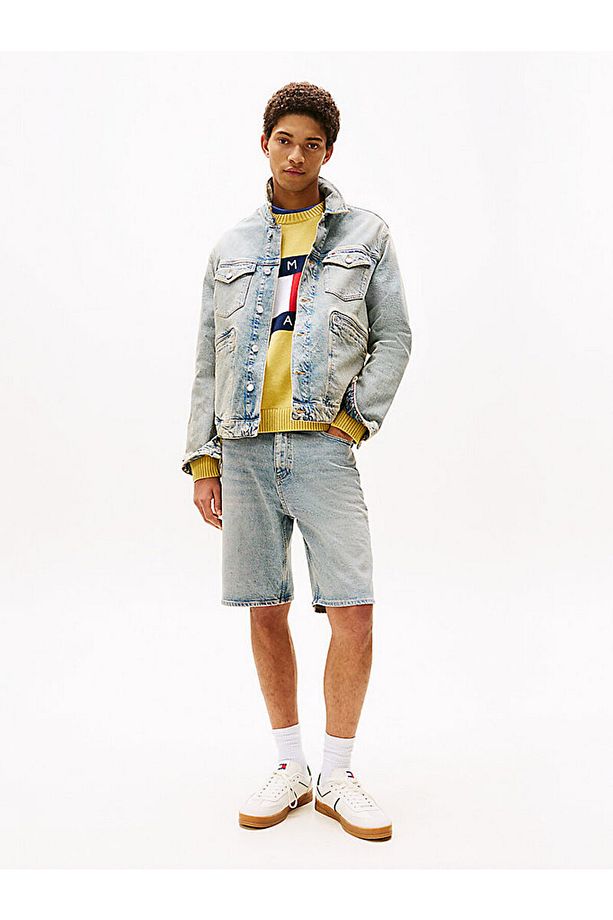 Isaac Distressed Relaxed Trucker Jacket - 4