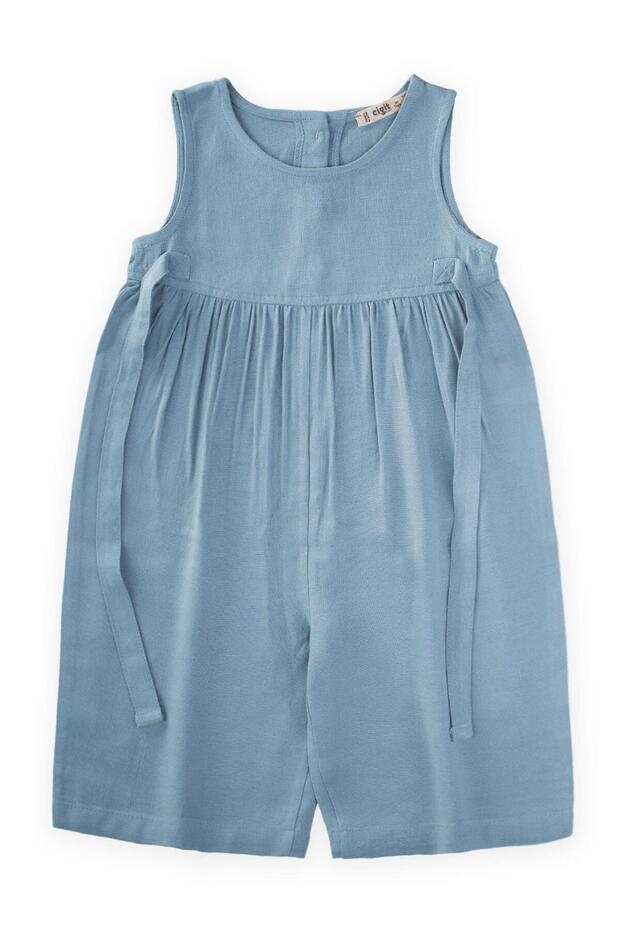 Blue Sleeveless Independent Jumpsuit for Child 2-7 Years