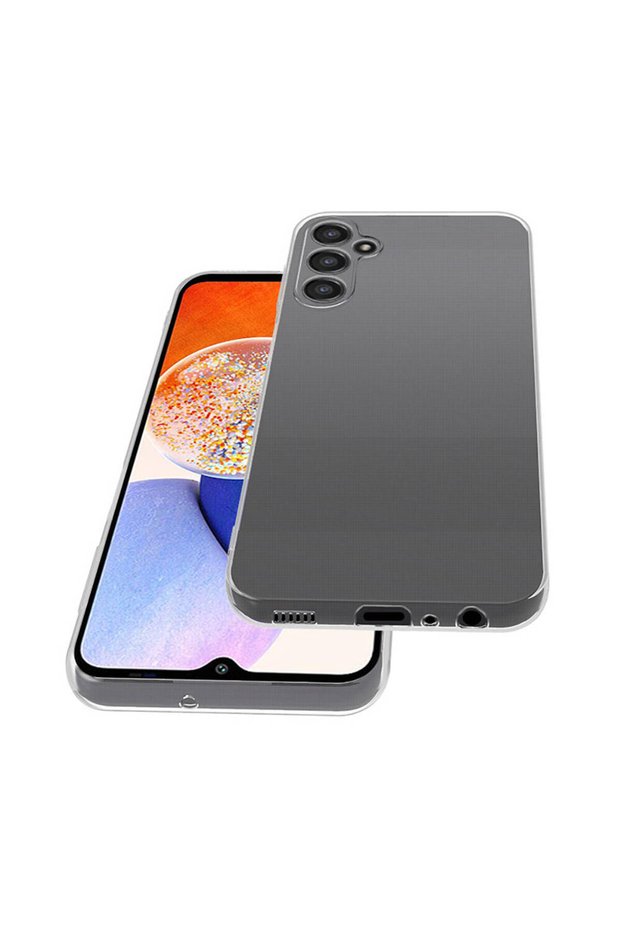 Samsung Galaxy A25 Compatible Case Camera Protruding Transparent Flexible Luxury Super Silicone Cover
