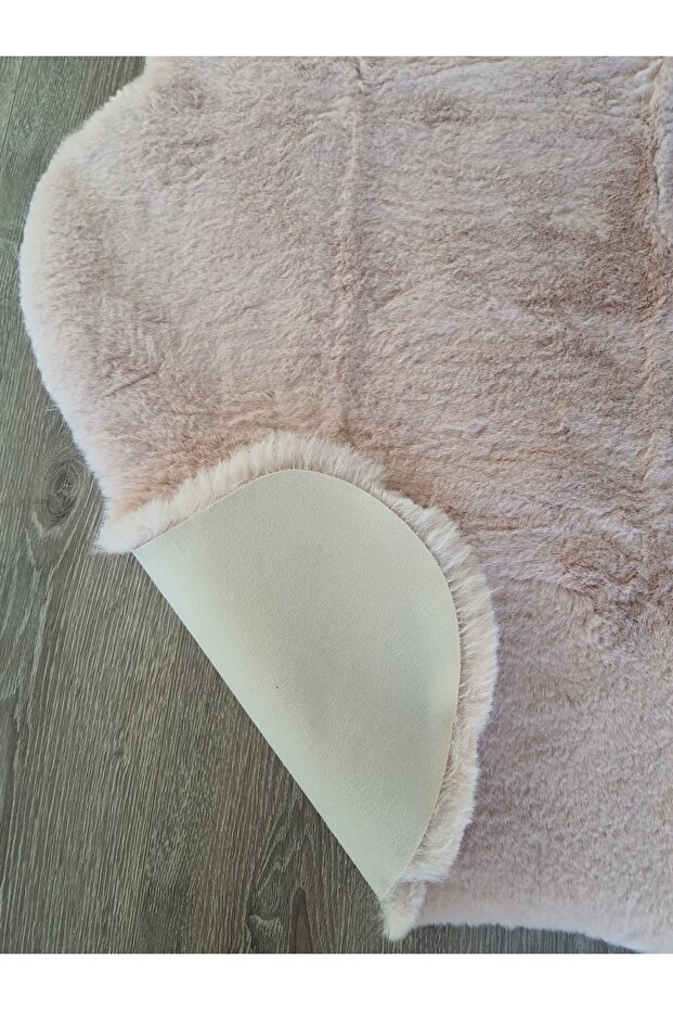 Peluş Post Halı-Pembe - 4