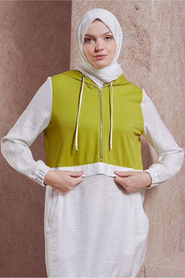 KAPÜŞONLU EŞOFMAN TUNİK 44560 - 1