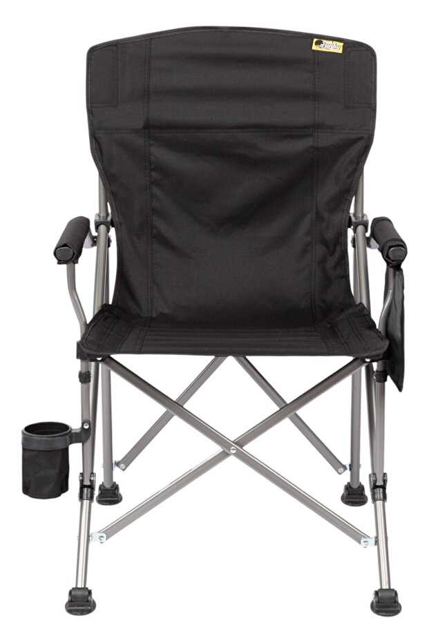 River Side Katlanabilir Kamp Sandalyesi - Siyah - 2