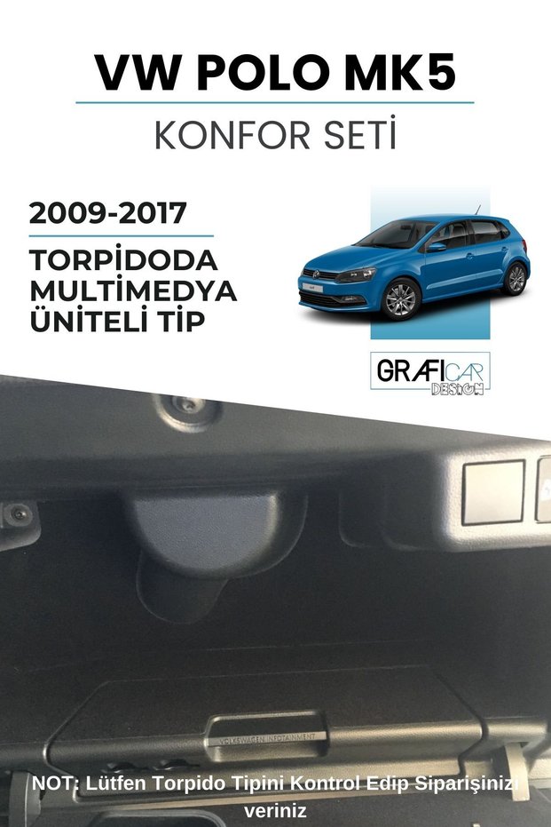 Volkswagen Polo Mk5 Comfort Set - Interior Trim Fabric Velvet Covering - Sound Insulation Purpose Product