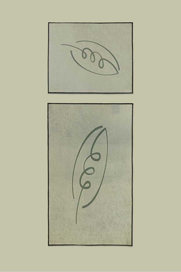 Leaf 2-Piece Bath Mat Set - 2