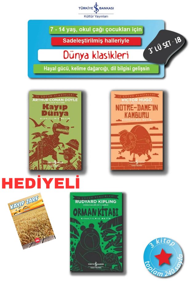 For School Children Aged 7-14, with Simplified Conditions Dünya Klasikleri Seti