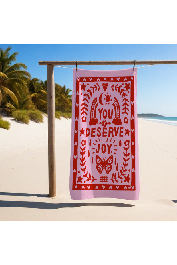 Colorful Patterned Towel 75X150 cm Quick Drying Soft Fabric Suitable for Beach & Bathroom Use