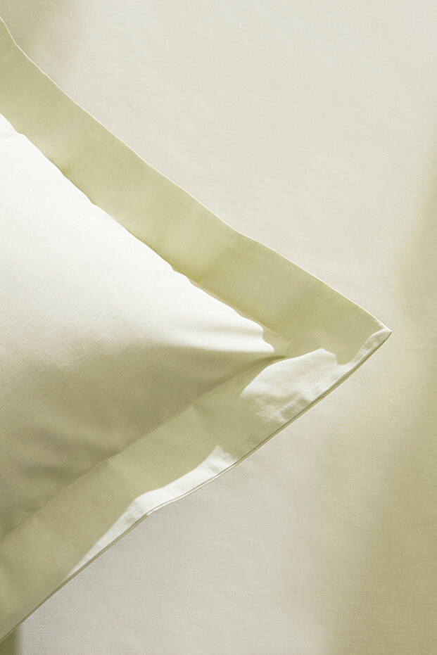 Basic 100% Cotton Single Bed Sheet Set Çağla - 2