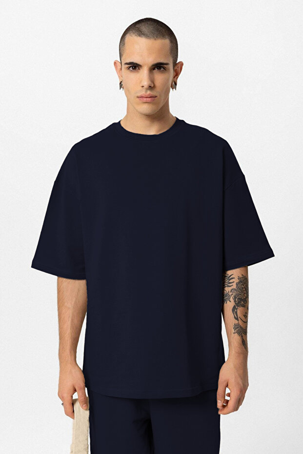 Men's Basic Unprinted Plain Tracksuit Suit - 2