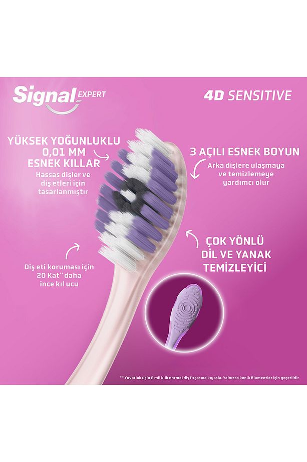 4d Sensitive Diş Fırçası Yumuşak - 5