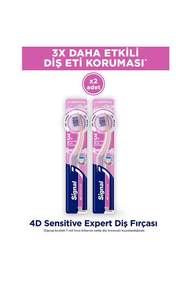 4d Sensitive Diş Fırçası Yumuşak X2 - 1