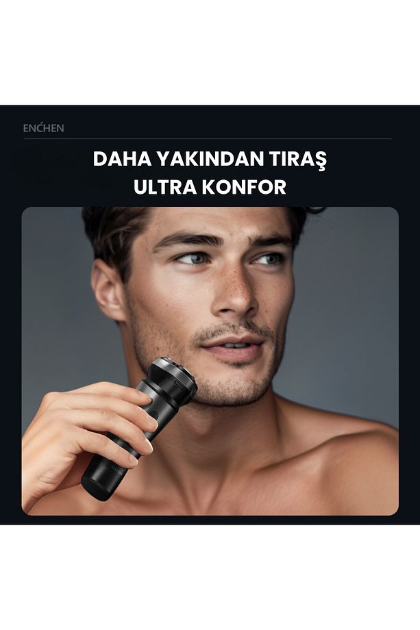 Blackstone Max Siyah Çift Yönlü Kavisli Bıçaklı Şarjlı Islak-Kuru Tıraş Makinesi - 7