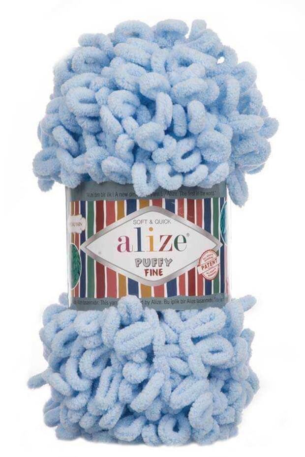 ( 5 Adet ) Puffy Fine 218 El Örgü Ipliği 5'li 1 Paket - 1