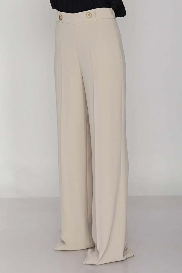 Kadın Krep Pantolon - 1