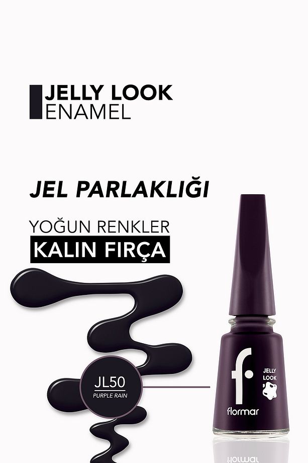 Oje - Jelly Look Nail Enamel Purple Rain 8690604497805 - 5