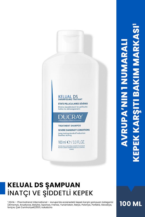 Kelual DS Şampuan İnatçı ve Şiddetli Kepek Şampuan 100ml - 1