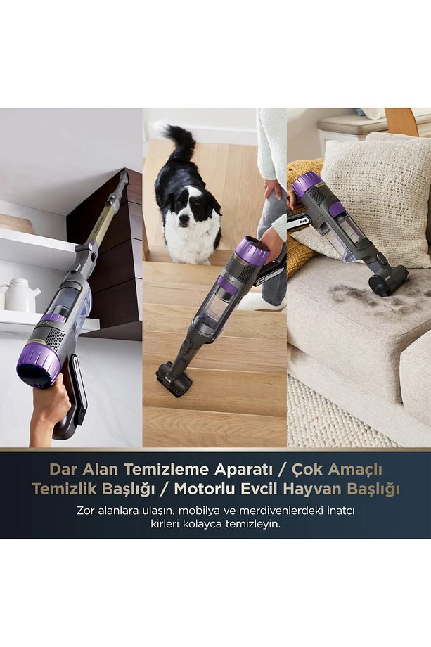 PowerDetect Clean&Empty Auto-Empty Sistemli Pet Başlıklı Şarjlı Dikey Süpürge - Shark Ninja - 8