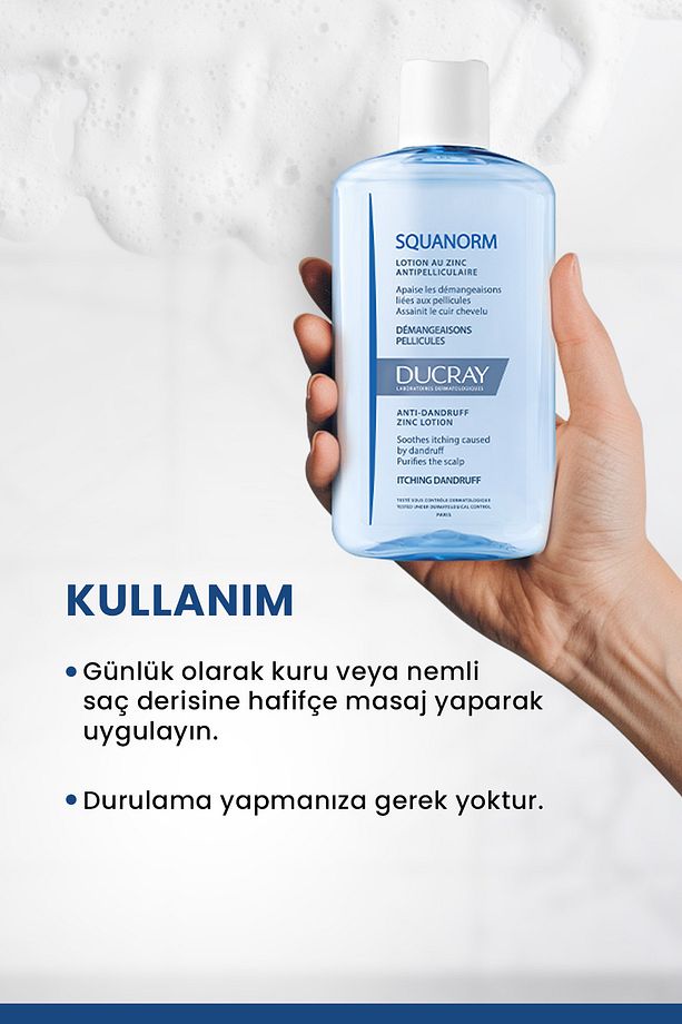 Squanorm Çinko İçeren Kepek Karşıtı Losyon 200 ml - 4