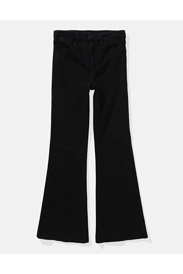 Ae Next Level Super High-Waisted Flare Jeans