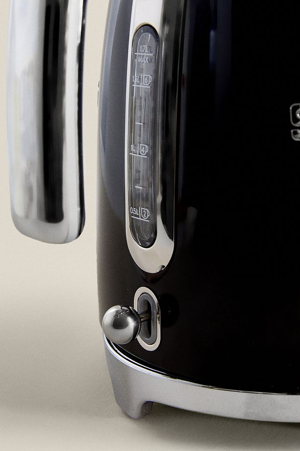 50'S Style Retro Su Isıtıcı Kettle Siyah Klf03bleu - 5