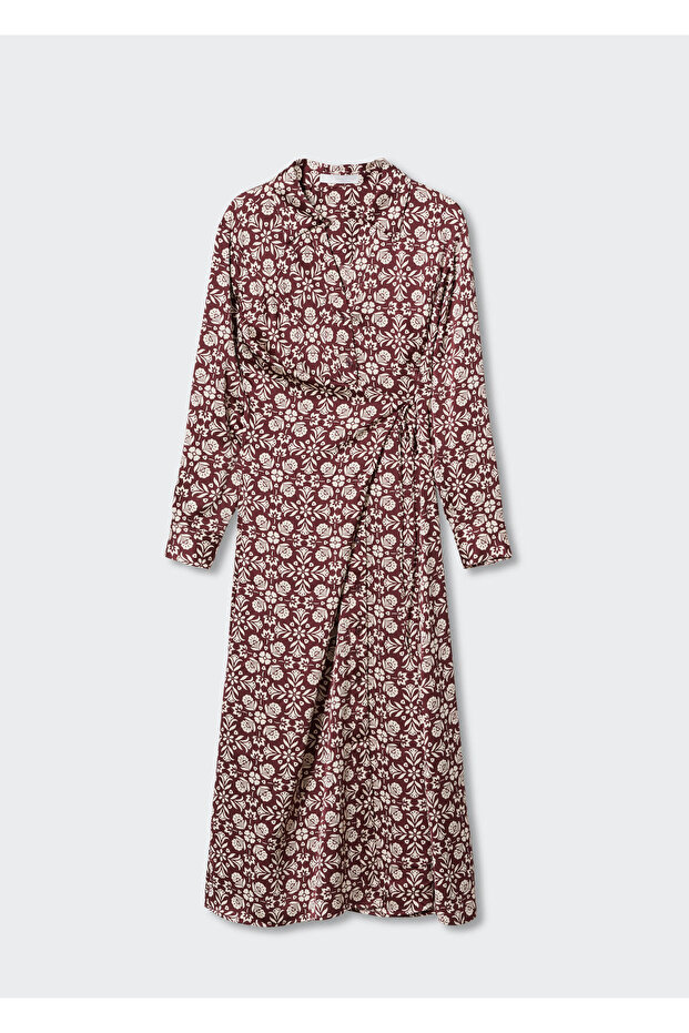 Fließendes Kleid mit Blumenmuster - 11