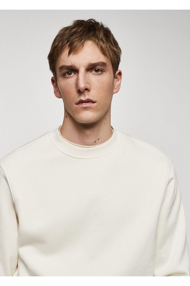 Pamuklu hafif sweatshirt - 3