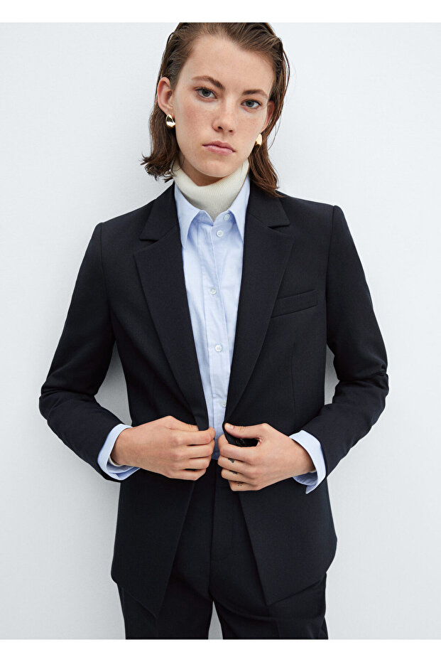 Fitted Kesim Ceket - 11