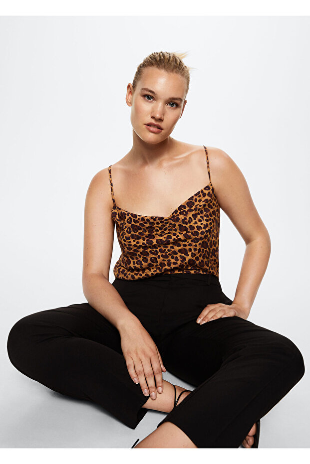 Leopar Desenli Üst - 3