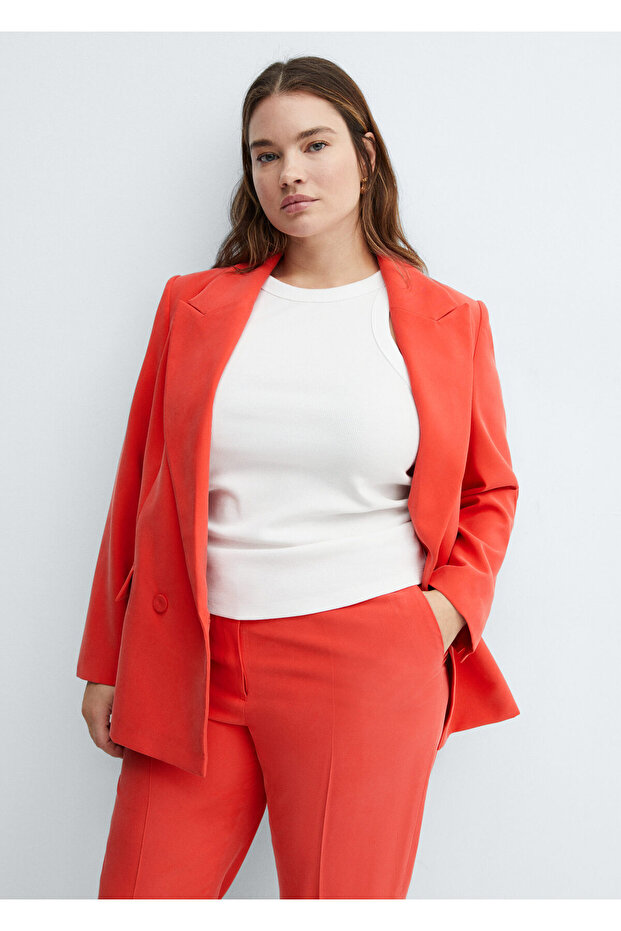 Gerade geschnittene Stoffhose - 6