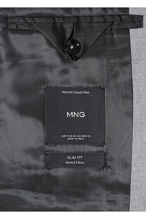 Slim Fit Patterned Blazer Jacket - 9