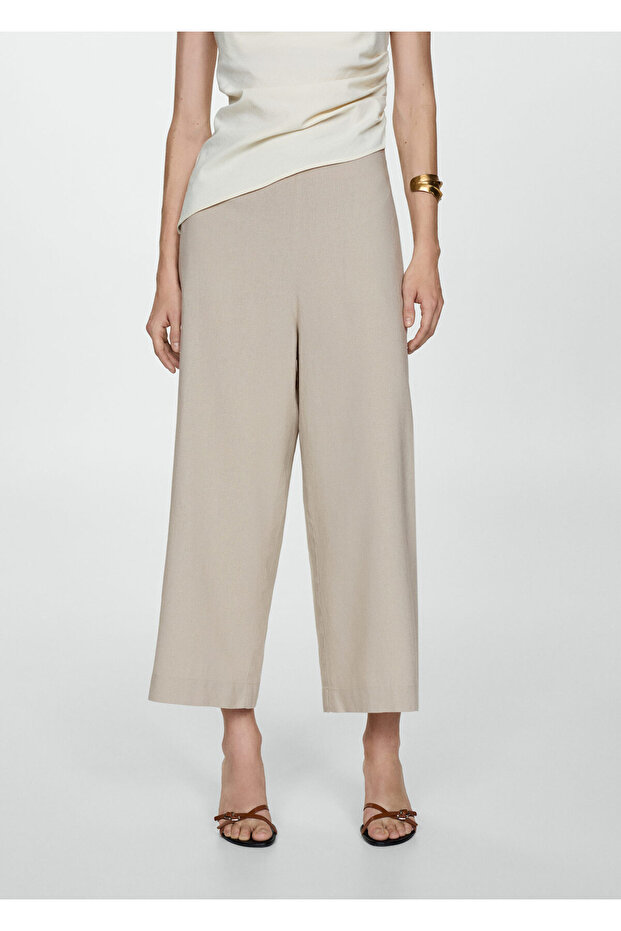 Kadın Bej Pantolon 67019405 - 4