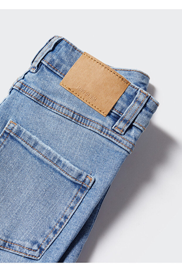 Pamuklu Denim Şort - 4
