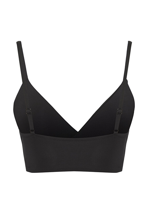 Siyah Üçgen Kaplı Bikini Üstü TBESS25BU00049 - 6