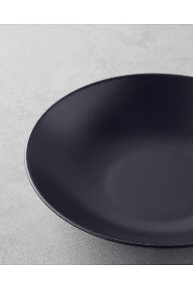 Hecha Seramik Yemek Takımı 4 Parça Tek Kişilik Siyah - 6