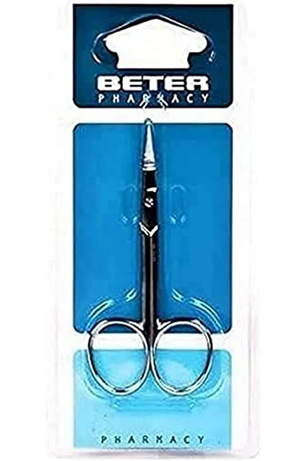 Manicure Nails Curved Chrome Scissors